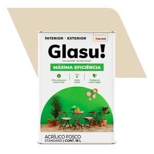 Tinta Acrílica Fosco Standard Máxima Eficiência Palha 18L - Glasurit - Suvinil