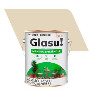 Tinta Acrílica Fosco Standard Máxima Eficiência Palha 3,6L - Glasurit - Suvinil