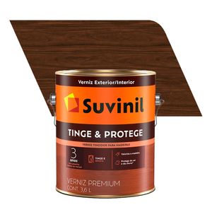 Verniz para Madeira Brilhante Premium Tinge e Protege Imbuia 3,6L - Suvinil