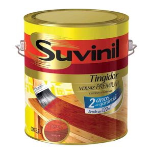 Verniz para Madeira Brilhante Premium Tinge e Protege Mogno 3,6L - Suvinil