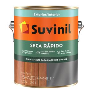 Tinta Esmalte Sintético Brilhante Premium Seca Rápido Branco Neve 3,6L - Suvinil
