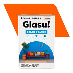 Tinta Acrílica Semibrilho Standard Brilho Prático Cenoura 18L - Glasurit - Suvinil