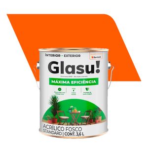 Tinta Acrílica Fosco Standard Máxima Eficiência Cenoura 3,6L - Glasurit - Suvinil