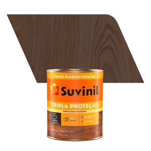 Verniz para Madeira Brilhante Premium Tripla Proteção Nogueira 0,9L - Suvinil