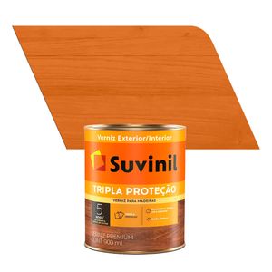 Verniz para Madeira Brilhante Premium Tripla Proteção Canela 0,9L - Suvinil