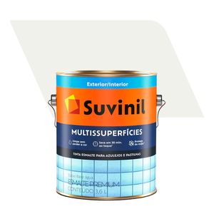 Tinta Esmalte Epóxi Acetinado a Base de Água Premium Multissuperfícies Branco Neve 3,6 - Suvinil