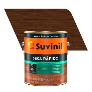 Verniz para Madeira Brilhante Premium Seca Rápido Imbuia 3,6L - Suvinil