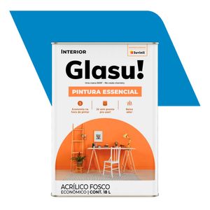 Tinta Acrílica Látex Fosco Econômico Pintura Essencial Oceano 18L - Glasurit - Suvinil