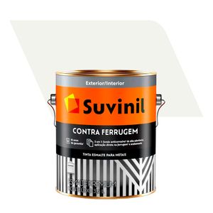 Tinta Esmalte Sintético Brilhante Premium Contra Ferrugem Branco Neve 3,6L - Suvinil
