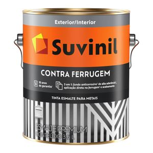 Tinta Esmalte Sintético Brilhante Premium Contra Ferrugem Branco Neve 3,6L - Suvinil