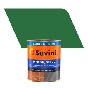 Tinta Esmalte Sintético Brilhante Premium Pintou Secou Verde Folha 0,9L - Suvinil