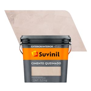 Cimento Queimado Suvinil Externa Efeito Especias Rustico Pedra Rosada 5Kg