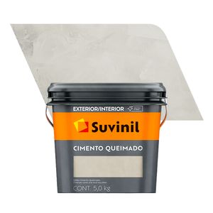Cimento Queimado Suvinil Externa Efeito Especias Rustico Dia De Chuva 5Kg