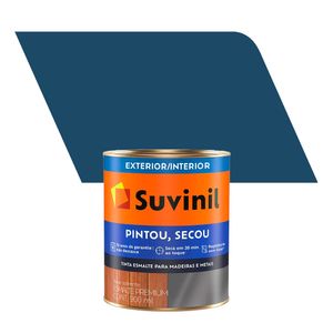 Tinta Esmalte Sintético Brilhante Premium Pintou Secou Azul Del Rey 0,9L - Suvinil