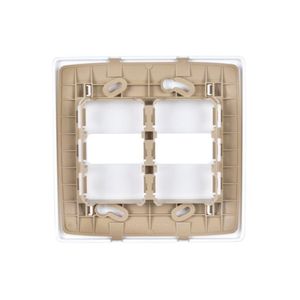 Placa Legrand Pial Zeffia 2 Funções 4X4