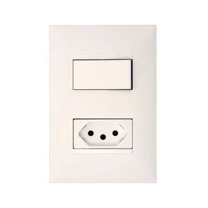 Interruptor 4X2 Legrand 1 Seção 2PxT 10A Branco