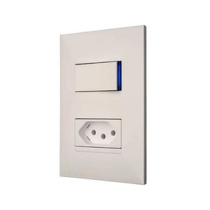 Interruptor 4X2 Legrand 1 Seção 2PxT 10A Branco