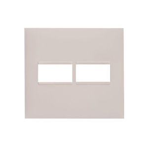 Placa 4X4 com Postos 1+1 Pial Plus Branca - 618511BC - Legrand