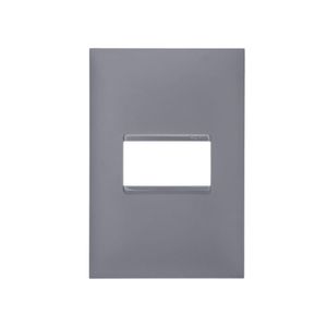 Placa com 1 Posto 4X2 Pial Plus Cinza - 618501CZ - Legrand