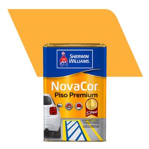Tinta Pinta Piso Premium Fosco NovaCor Amarelo Demarcação 18L - Shewin-Williams