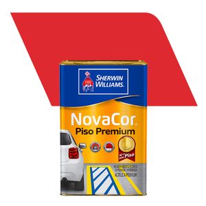 Tinta Pinta Piso Premium Fosco NovaCor Vermelho 18L - Shewin-Williams