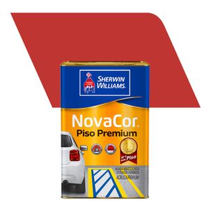 Tinta Pinta Piso Premium Fosco NovaCor Vermelho Segurança 18L - Shewin-Williams