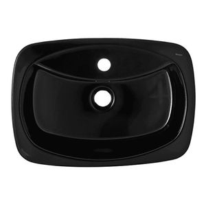 Cuba de Apoio Retangular Thema Preto 50X36CM - 1250770021100- Incepa