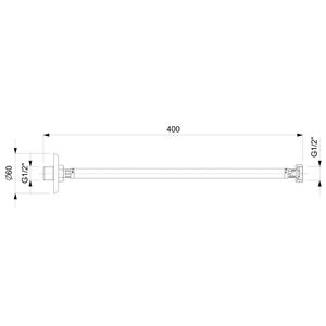 Engate Flexível Trançado em Inox 40CM - Celite