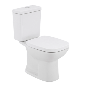 Conjunto Acoplado com Acionamento Duplo 3|6 Litros e kit de Instalação Debba Square Branco - C329723003 - Roca