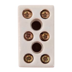 Conector Múltiplo 3 Bornes em Porcelana 6MM2 600V 25 A - 57550201 - Tramontina