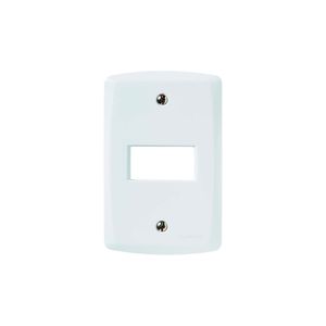 Placa 1 Posto Vertical 4X2 Lux2 Branca - 57105004 - Tramontina