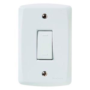 Conjunto 4x2 com 1 Interruptor Paralelo Lux2 Branco 10A 250V - 57145002 - Tramontina