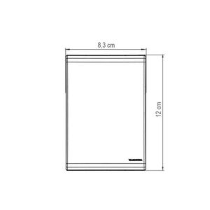 Placa 1 Posto Vertical 4X2 Liz Branca - 57106003 - Tramontina