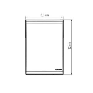 Placa 1 Posto Horizontal 4X2 Liz Branca - 57106004 - Tramontina