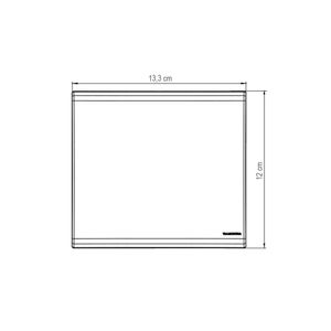 Placa 4 Postos 4x4 Liz Branco - 57106026 - Tramontina