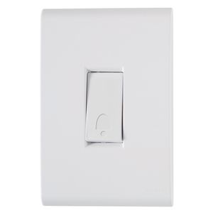 Conjunto 4x2 com 1 Pulsador Campainha Liz Branco 10A 250V - 57170007 - Tramontina