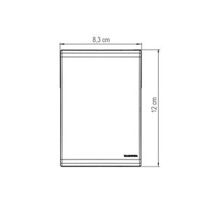 Conjunto com 2 Interruptores Paralelos 10A 250V e placa 4x2 Liz Branco - 57170041 - Tramontina