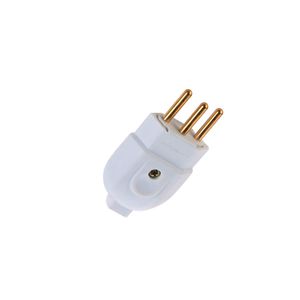 Plugue Macho Branco 2P+T 250V 20A - 57402107 - Tramontina