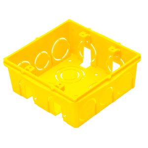 Caixa de Luz PVC Amarelo 4x4 - 57500042 - Tramontina