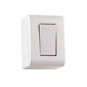 Caixa de Sobrepor com 1 Interruptor Paralelo 10A 250V LizFlex Branca - 57304005 - Tramontina