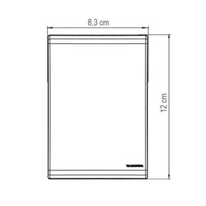 Conjunto 4x2 com 1 Interruptor Simples 10A 250V e 1 Interruptor Paralelo 10A 250V Liz Branco - 57170045 - Tramontina