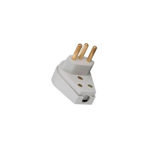 Plugue Angular 2P+T 250 V 20 A Cinza - 57401114 - Tramontina