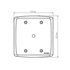 Placa com 1 Furo 9,5MM 4X4 Lux2 Branca - 57105022 - Tramontina