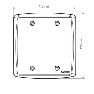 Placa Cega Tramontina Lux2 4X4 Branco