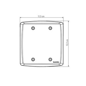 Placa 6 Postos 4x4 Lux2 Branca - 57105031 - Tramontina