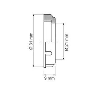 Conjunto de Bucha Zamak 5 Peças 3/4" - Tramontina