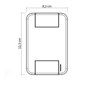 Conjunto com 2 Tomadas Simples 2PxT 10A com Placa Lux2 Branco - Tramontina