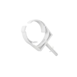 Abraçadeira em PVC com Bucha Branco 1/2" - 57257007 - Tramontina