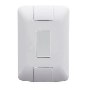 Conjunto 4x2 com 1 Interruptor Simples Aria Branco 6A 250V - 57241001 - Tramontina