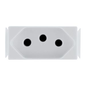 Módulo Tomada 2P+T Aria Branco 20A 250V - 57217032 - Tramontina